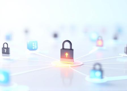 تمثيل بصري لتكامل التكنولوجيا المالية والبيانات المترابطة